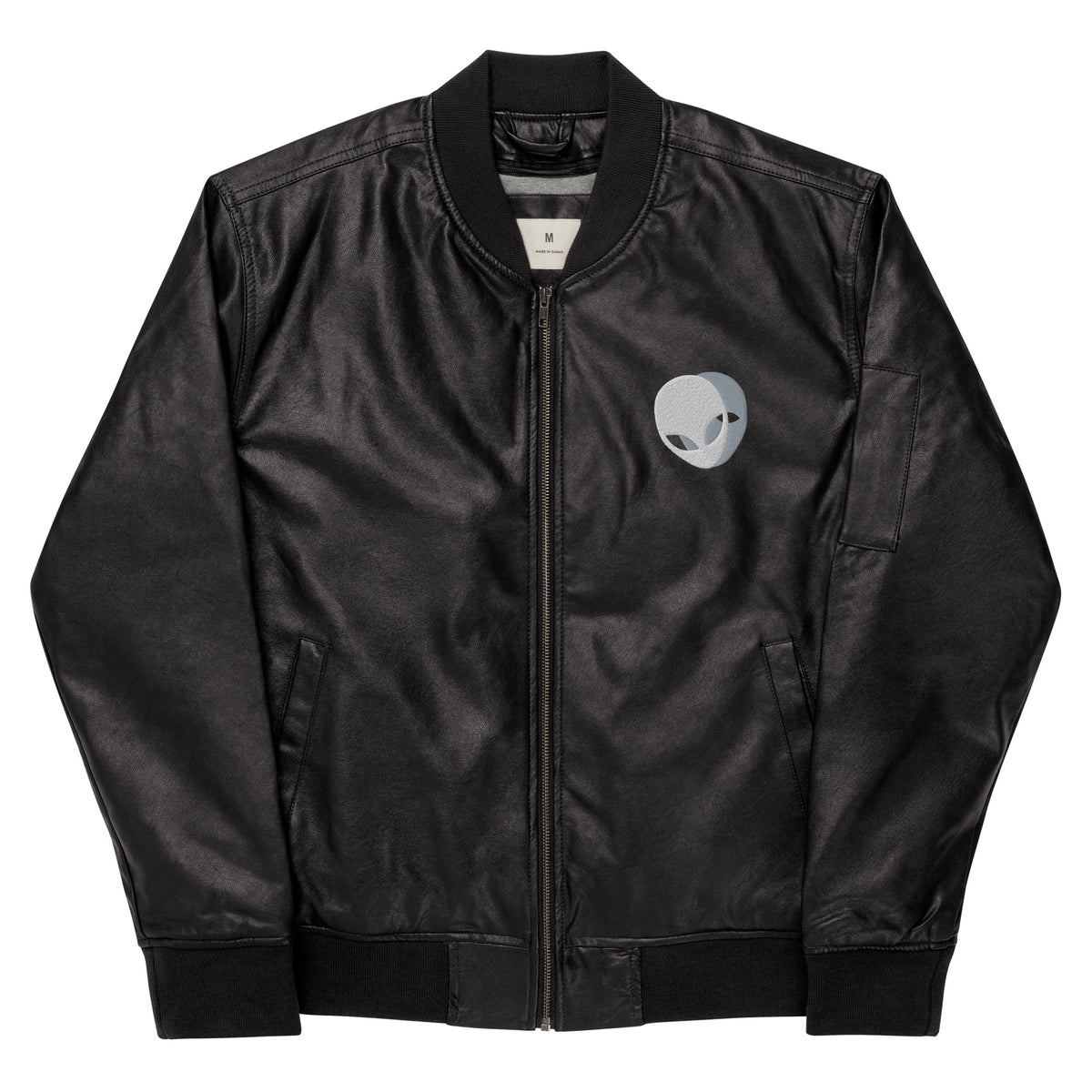 Leather Bomber Jacket