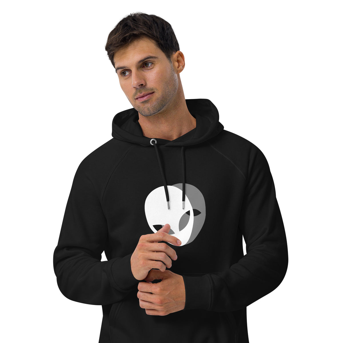 Unisex eco raglan hoodie